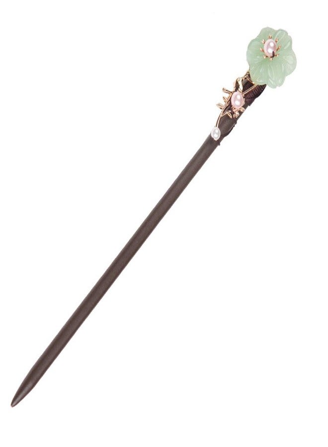 TOP SEWING Wooden Hair Pins 7.08" Chinese Hair Sticks For Long Hair Buns (D) - Image 1